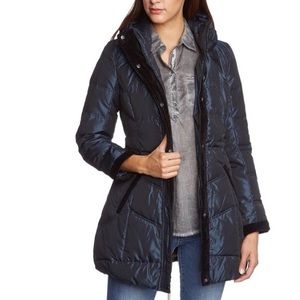 Dawn Levy Belted Down Puffer Coat/Jacket S NWT